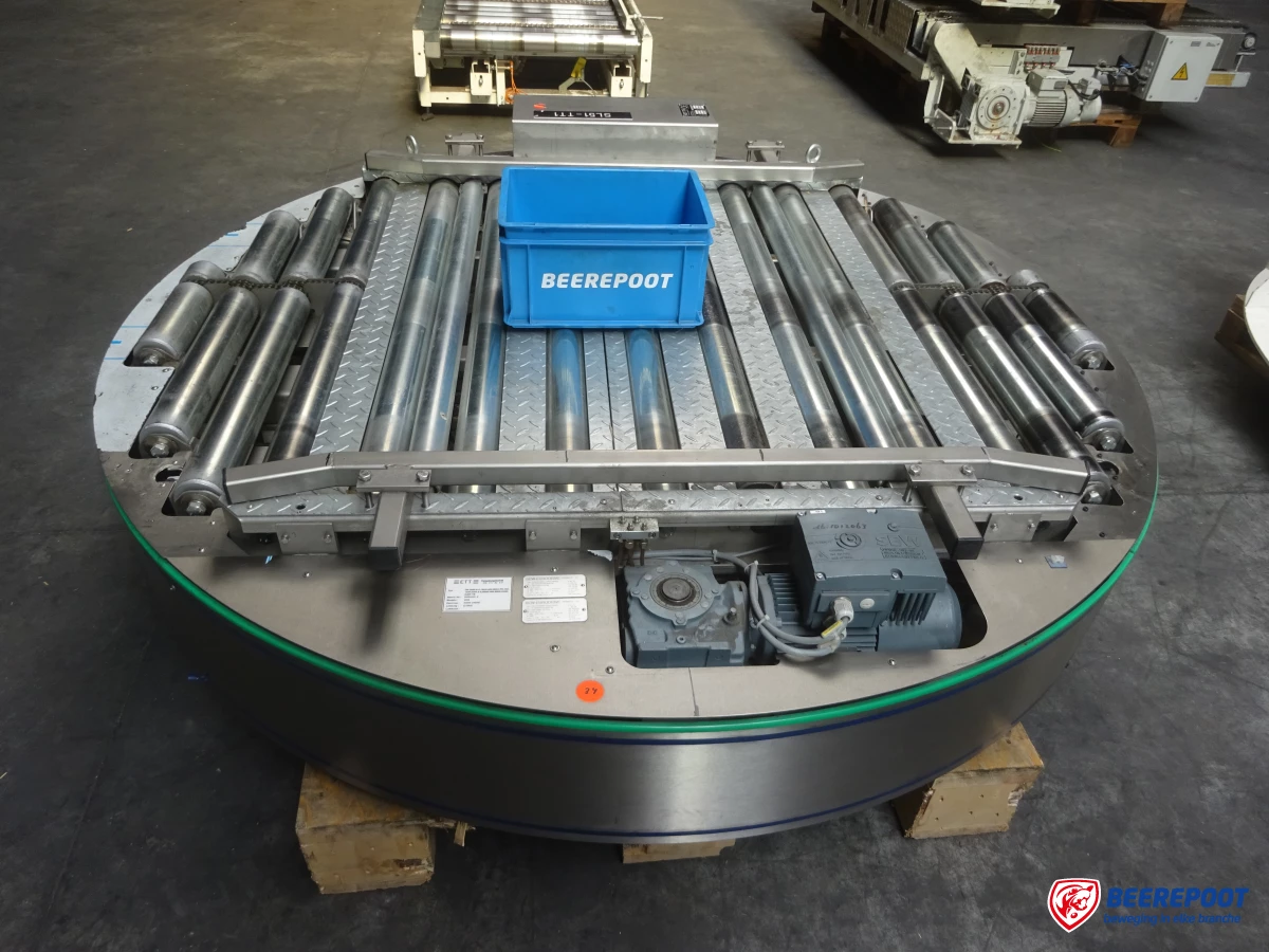 Roterende rollenbaanwissel